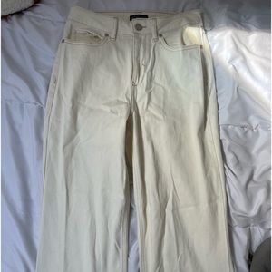NWOT  Women’s Sincerely Jules Wide Leg Cream Jeans